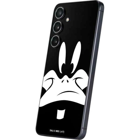 Looney Tunes Daffy Duck Plain Black and White Galaxy S24 Skin