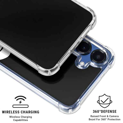 Looney Tunes Daffy Duck Plain Black and White Galaxy S25 Clear Case