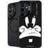 Looney Tunes Daffy Duck Plain Black and White Galaxy S25 FE Kickstand Case