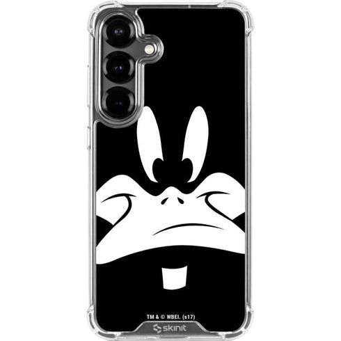 Looney Tunes Daffy Duck Plain Black and White Galaxy S26 Clear Case
