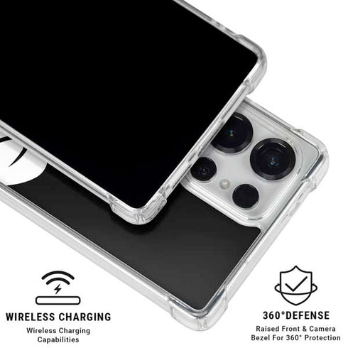 Looney Tunes Daffy Duck Plain Black and White Galaxy S26 Ultra Clear Case