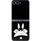 Looney Tunes Daffy Duck Plain Black and White Galaxy Z Flip6 Skin