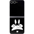 Looney Tunes Daffy Duck Plain Black and White Galaxy Z Flip6 Skin
