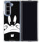 Looney Tunes Daffy Duck Plain Black and White Galaxy Z Fold5 5G Clear Case