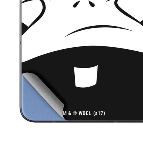 Looney Tunes Daffy Duck Plain Black and White Galaxy Z Fold5 5G Skin
