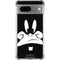 Looney Tunes Daffy Duck Plain Black and White Google Pixel 8a Clear Case