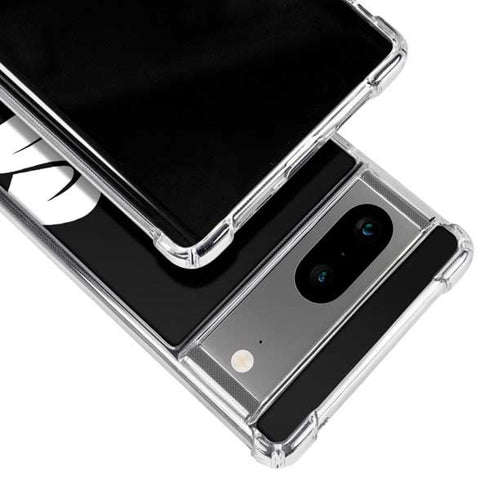 Looney Tunes Daffy Duck Plain Black and White Google Pixel 8a Clear Case