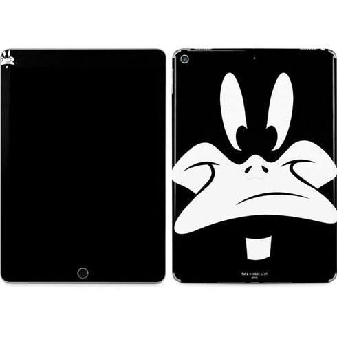 Looney Tunes Daffy Duck Plain Black and White iPad Skins
