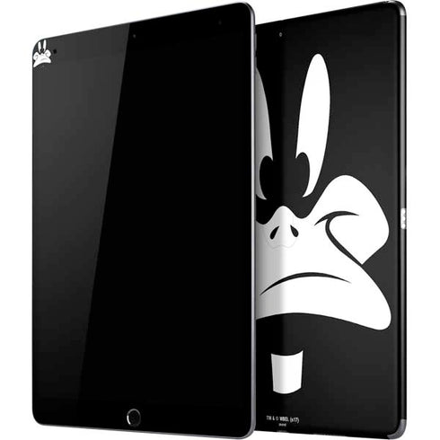 Looney Tunes Daffy Duck Plain Black and White iPad Skins
