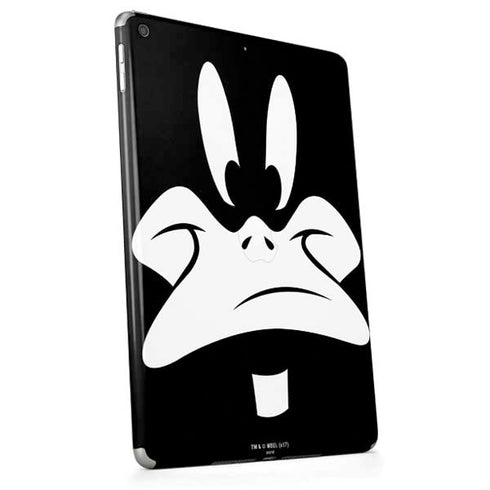 Looney Tunes Daffy Duck Plain Black and White Apple iPad Skin