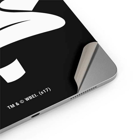 Looney Tunes Daffy Duck Plain Black and White Apple iPad Air Skin