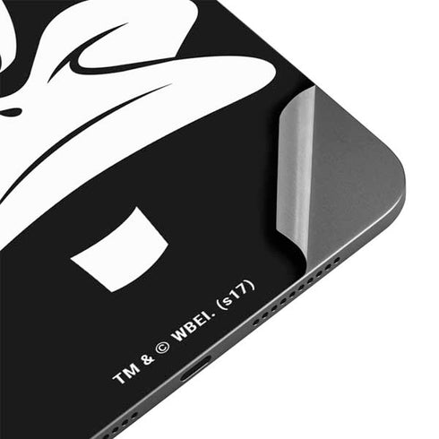 Looney Tunes Daffy Duck Plain Black and White Apple iPad Mini Skin