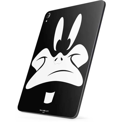 Looney Tunes Daffy Duck Plain Black and White Apple iPad Pro Skin