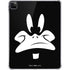 Looney Tunes Daffy Duck Plain Black and White iPad Pro 11in (2024) Clear Case