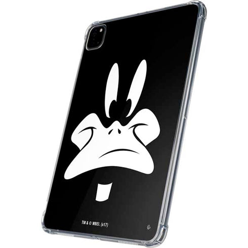 Looney Tunes Daffy Duck Plain Black and White iPad Pro 11in (2024) Clear Case