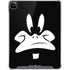 Looney Tunes Daffy Duck Plain Black and White iPad Cases
