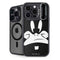 Looney Tunes Daffy Duck Plain Black and White iPhone 14 Pro Max Kickstand Case