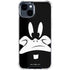 Looney Tunes Daffy Duck Plain Black and White iPhone 15 Clear Case