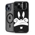 Looney Tunes Daffy Duck Plain Black and White iPhone 15 Plus Kickstand Case