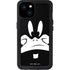 Looney Tunes Daffy Duck Plain Black and White iPhone 15 Plus Waterproof Case