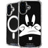 Looney Tunes Daffy Duck Plain Black and White iPhone 16 MagSafe Case