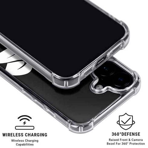 Looney Tunes Daffy Duck Plain Black and White iPhone 16 MagSafe Case