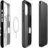 Looney Tunes Daffy Duck Plain Black and White iPhone 16 Magsafe Impact Case