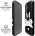 Looney Tunes Daffy Duck Plain Black and White iPhone 16 Magsafe Impact Case