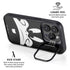 Looney Tunes Daffy Duck Plain Black and White iPhone 16 Pro Kickstand Case