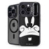 Looney Tunes Daffy Duck Plain Black and White iPhone 16 Pro Max Kickstand Case