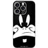 Looney Tunes Daffy Duck Plain Black and White iPhone 16 Pro Skin