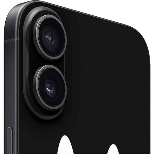 Looney Tunes Daffy Duck Plain Black and White iPhone 16 Skin