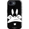 Looney Tunes Daffy Duck Plain Black and White iPhone 16e Impact Case