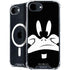 Looney Tunes Daffy Duck Plain Black and White iPhone 16e MagSafe Case