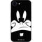 Looney Tunes Daffy Duck Plain Black and White iPhone 16e Skin