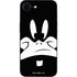 Looney Tunes Daffy Duck Plain Black and White iPhone 16e Skin