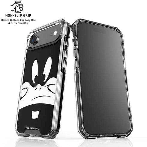 Looney Tunes Daffy Duck Plain Black and White iPhone 17 Air Clear Case