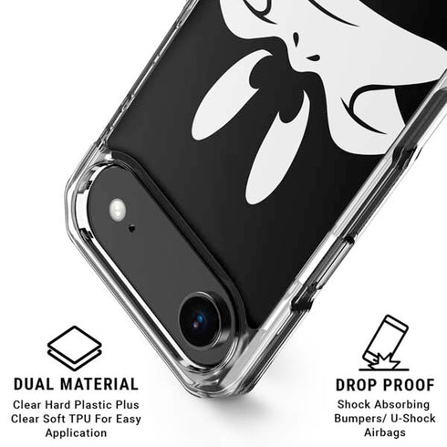 Looney Tunes Daffy Duck Plain Black and White iPhone 17 Air MagSafe Case