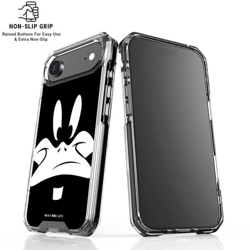 Looney Tunes Daffy Duck Plain Black and White iPhone 17 Air MagSafe Case