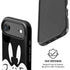 Looney Tunes Daffy Duck Plain Black and White iPhone 17 Air Magsafe Impact Case