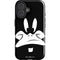Looney Tunes Daffy Duck Plain Black and White iPhone 17 Impact Case