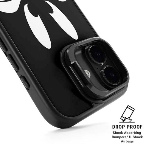 Looney Tunes Daffy Duck Plain Black and White iPhone 17 Kickstand Case