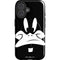 Looney Tunes Daffy Duck Plain Black and White iPhone 17 Magsafe Impact Case
