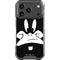 Looney Tunes Daffy Duck Plain Black and White iPhone 17 Pro Clear Case