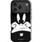 Looney Tunes Daffy Duck Plain Black and White iPhone 17 Pro Impact Case