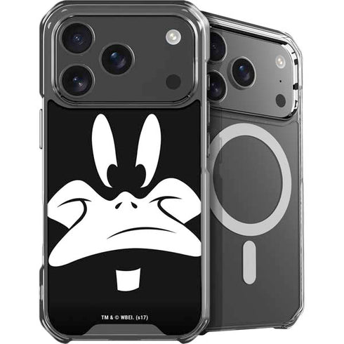 Looney Tunes Daffy Duck Plain Black and White iPhone 17 Pro MagSafe Case