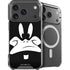 Looney Tunes Daffy Duck Plain Black and White iPhone 17 Pro MagSafe Case