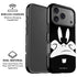 Looney Tunes Daffy Duck Plain Black and White iPhone 17 Pro Magsafe Impact Case