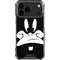 Looney Tunes Daffy Duck Plain Black and White iPhone 17 Pro Max Clear Case