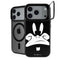 Looney Tunes Daffy Duck Plain Black and White iPhone 17 Pro Max Kickstand Case